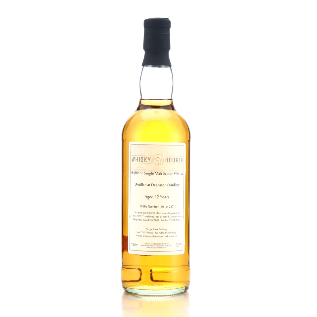 Deanston 2009 Whisky Broker 12 Year Old