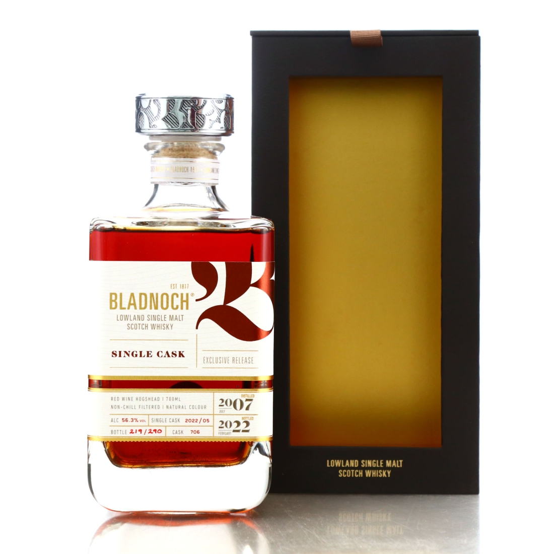 Bladnoch 2007 Single Red Wine Cask #706