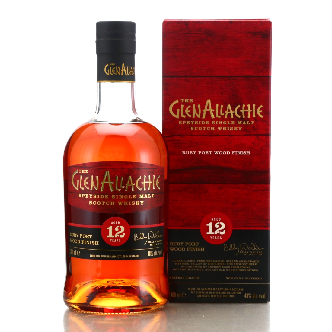 Glenallachie 12 Year Old Ruby Port Finish