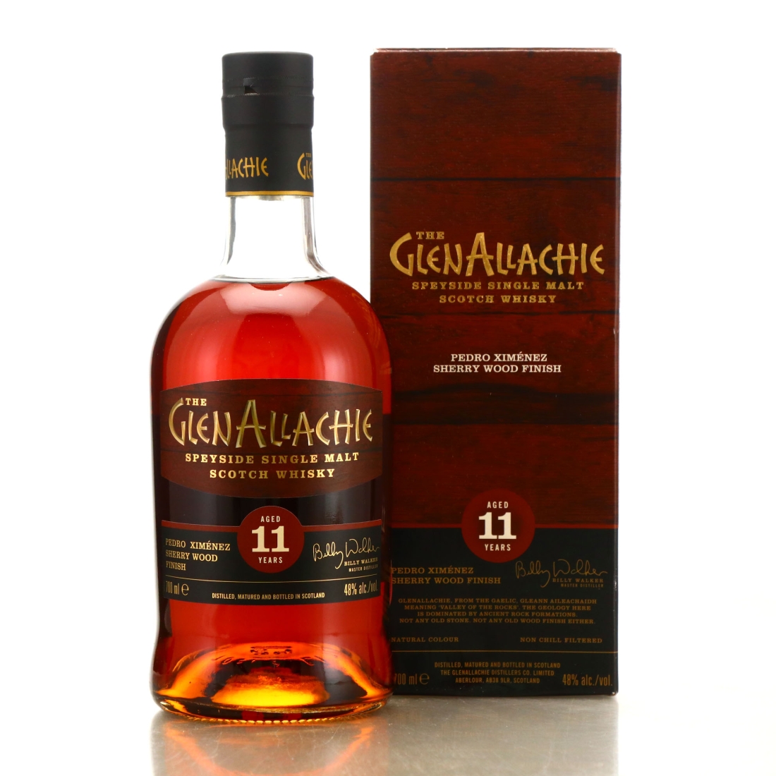 Glenallachie 11 Year Old Pedro Ximenez Sherry Wood Finish