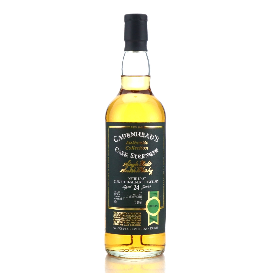 Glen Keith 1998 Cadenhead's 24 Year Old