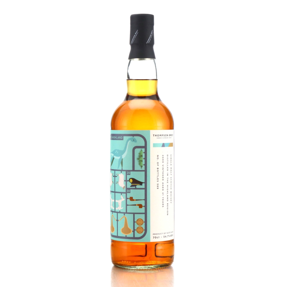Highland Single Malt 2000 Thompson Brothers 21 Year Old