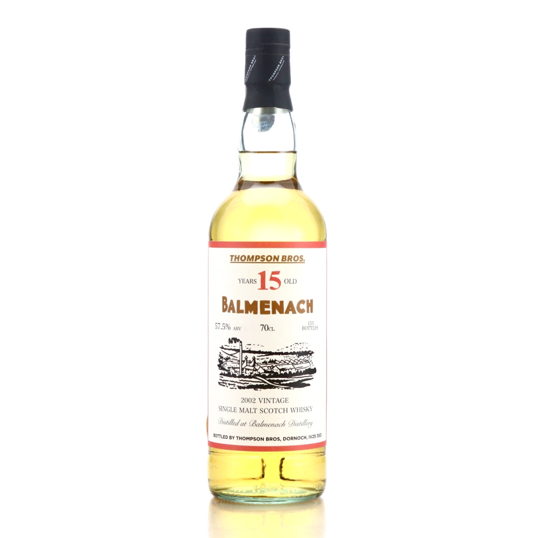 Balmenach 2002 Thompson Brothers 15 Year Old
