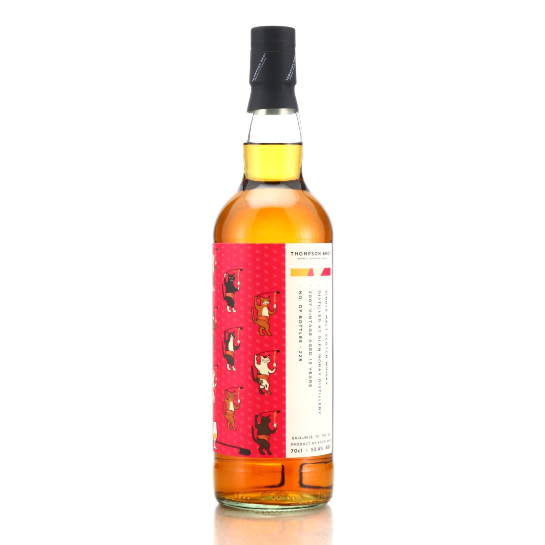 Glen Moray 2007 Thompson Brothers 13 Year Old / UK