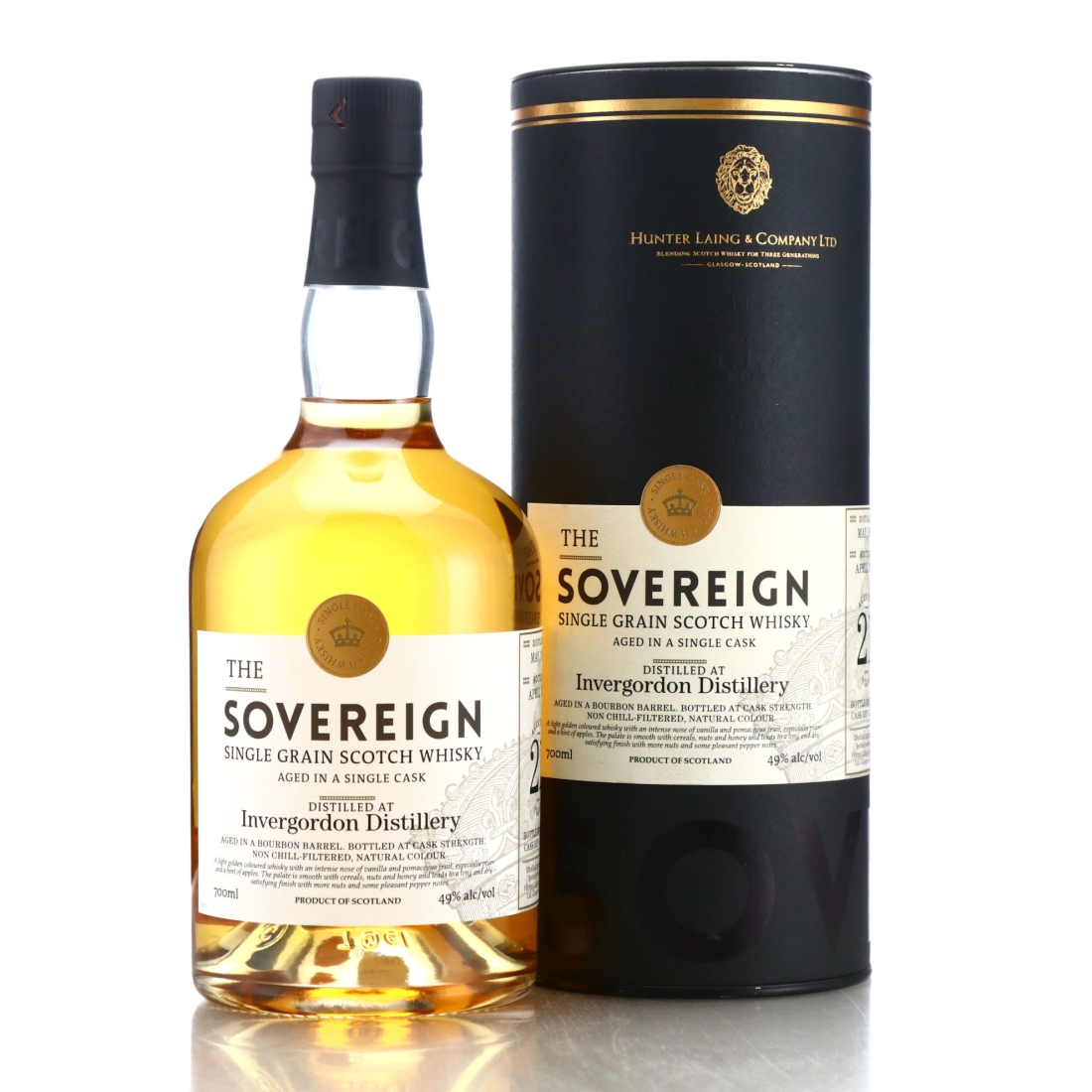 Invergordon 1995 Hunter Laing 21 Year Old Sovereign