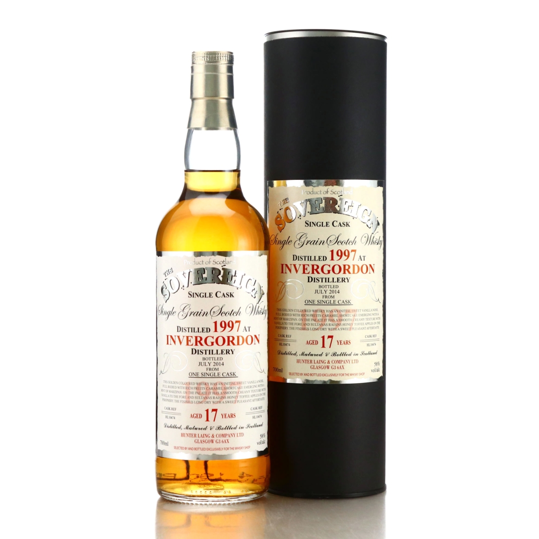 Invergordon 1997 Hunter Laing 17 Year Old Sovereign