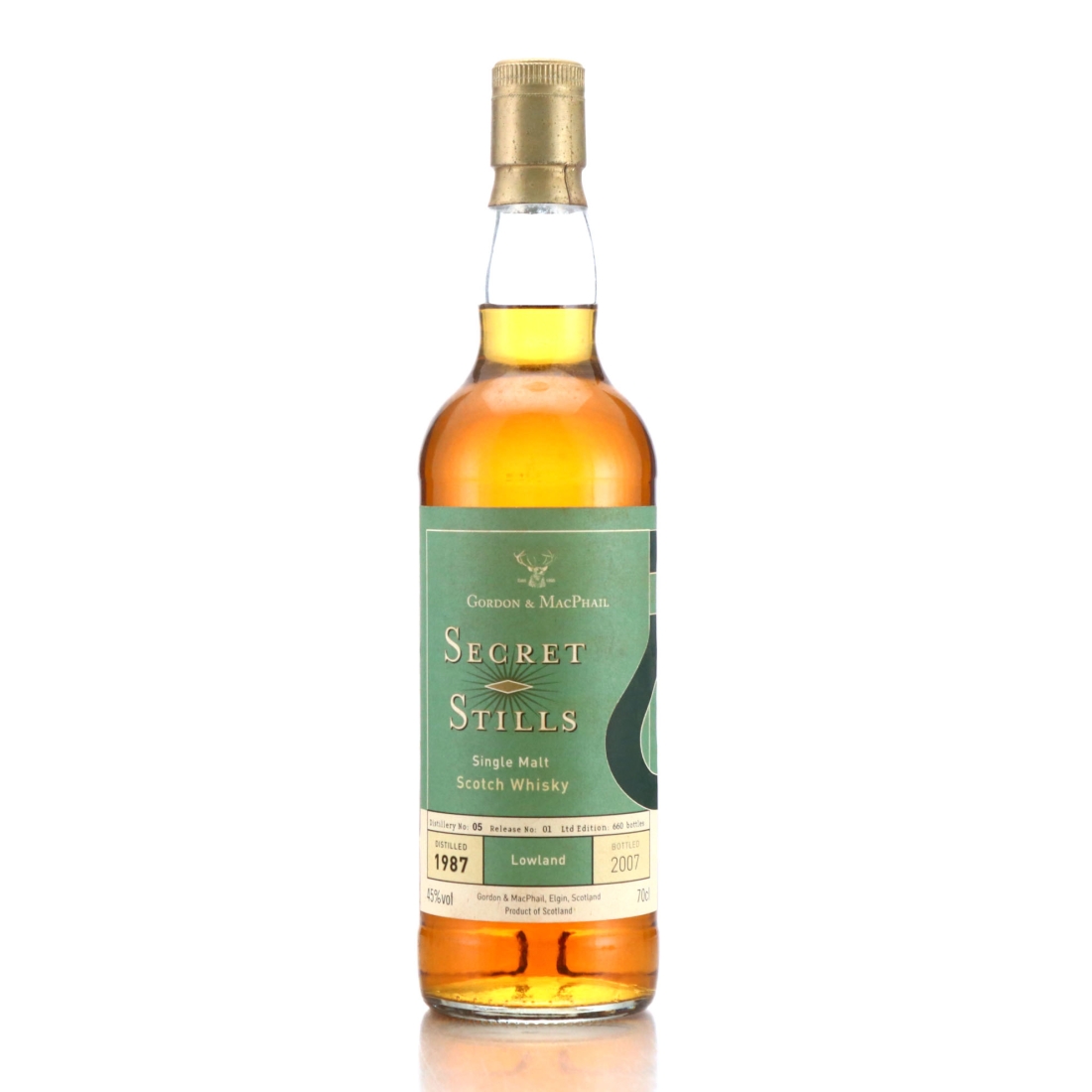 Glenkinchie 1987 Gordon and MacPhail Secret Stills 5.1