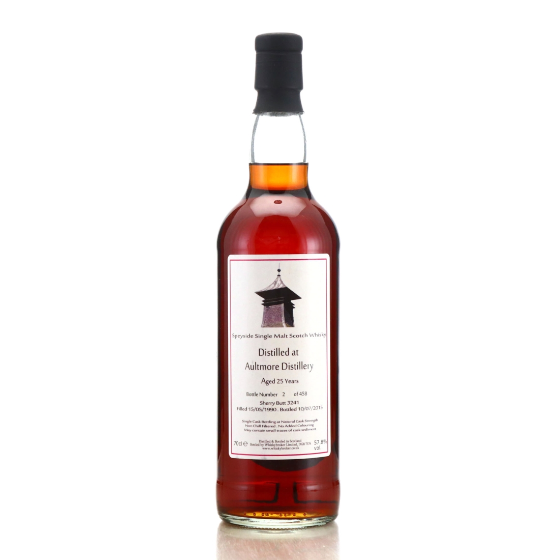 Aultmore 1990 Whisky Broker 25 Year Old