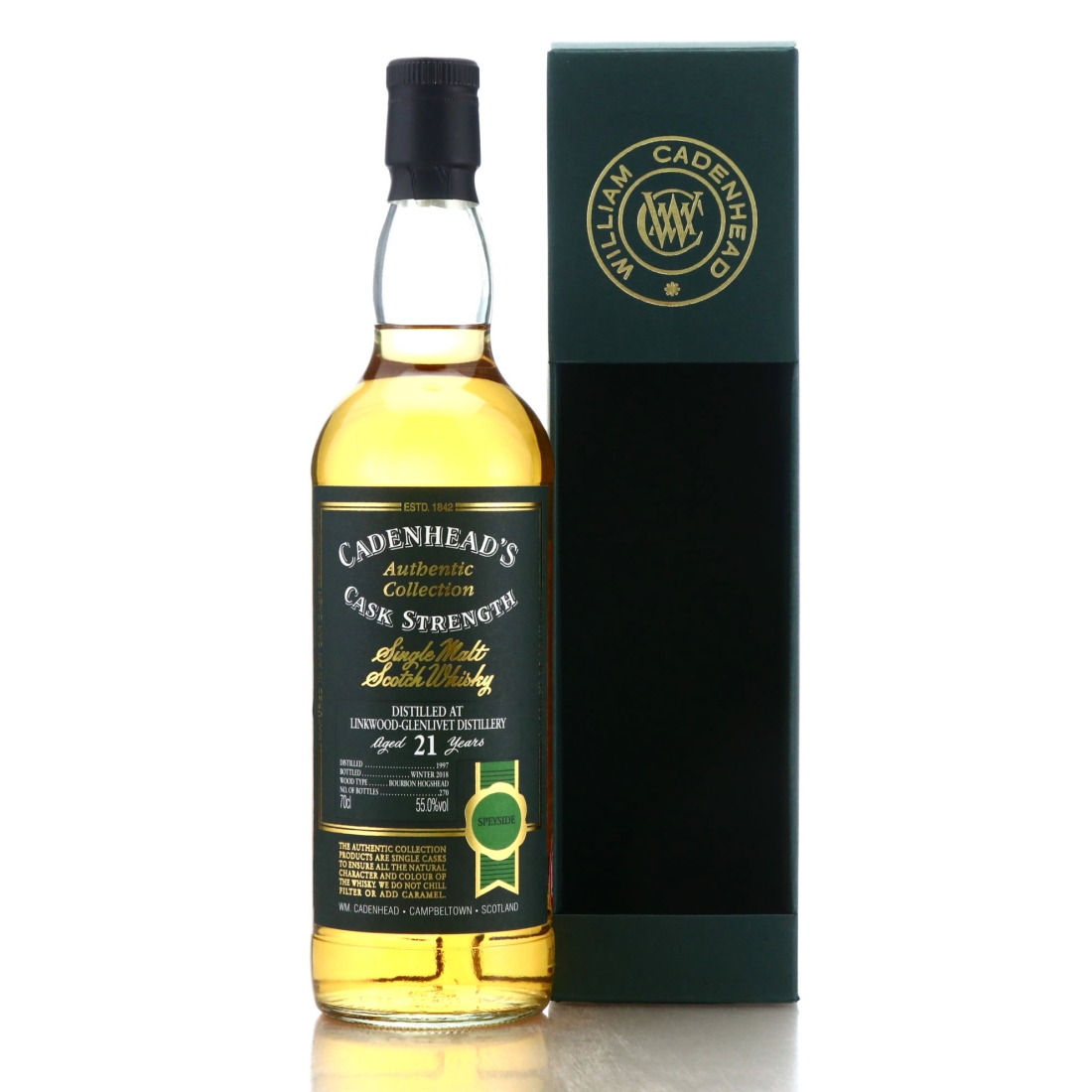 Linkwood 1997 Cadenhead's 21 Year Old