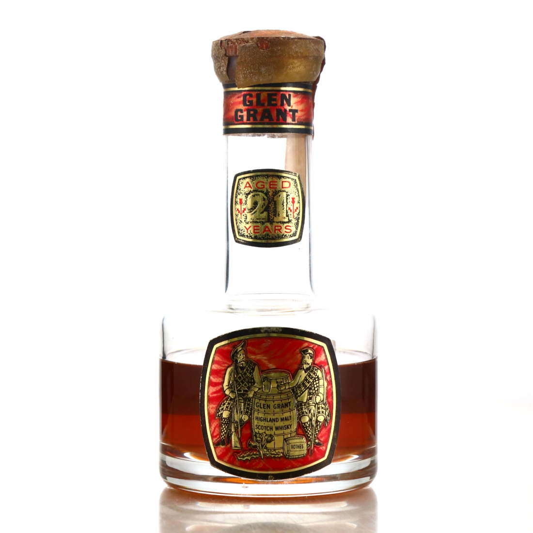 Glen Grant 21 Year Old Decanter 1960s / Giovinetti Import