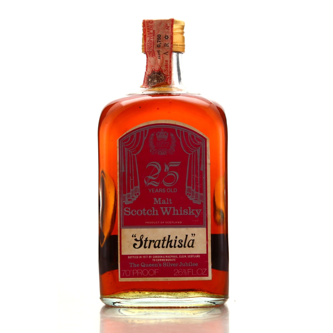 Strathisla 25 Year Old Gordon and MacPhail Queen's Silver Jubillee 1977