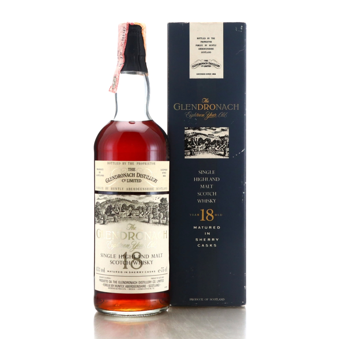 Glendronach 1972 18 Year Old / Previ Import