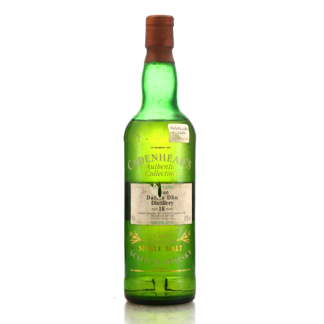 Dallas Dhu 1977 Cadenhead's 18 Year Old