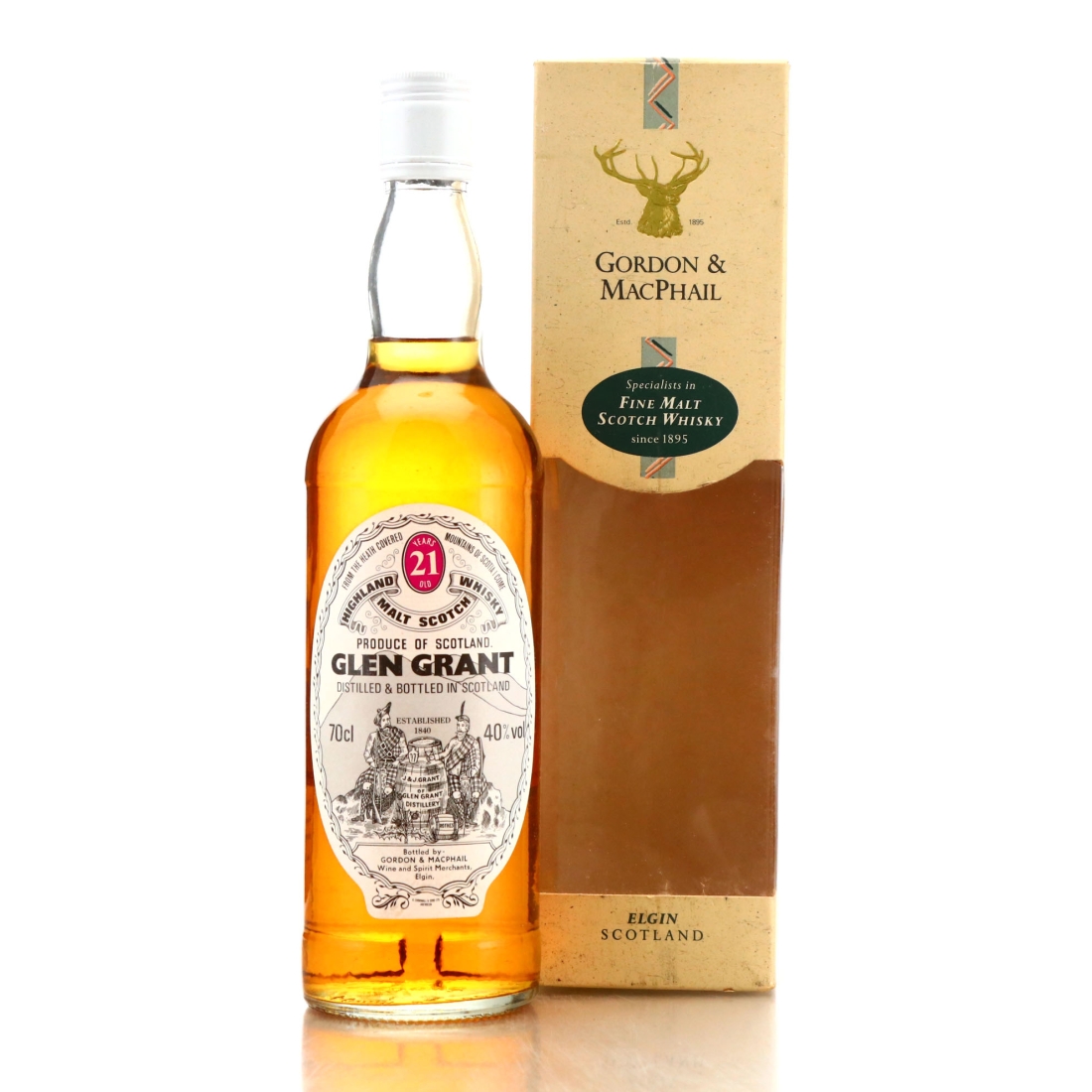 Glen Grant 21 Year Old Gordon and MacPhail 1990s