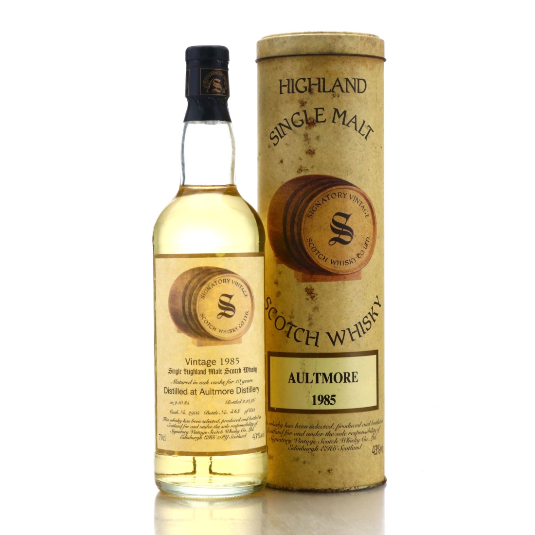 Aultmore 1985 Signatory Vintage 10 Year Old