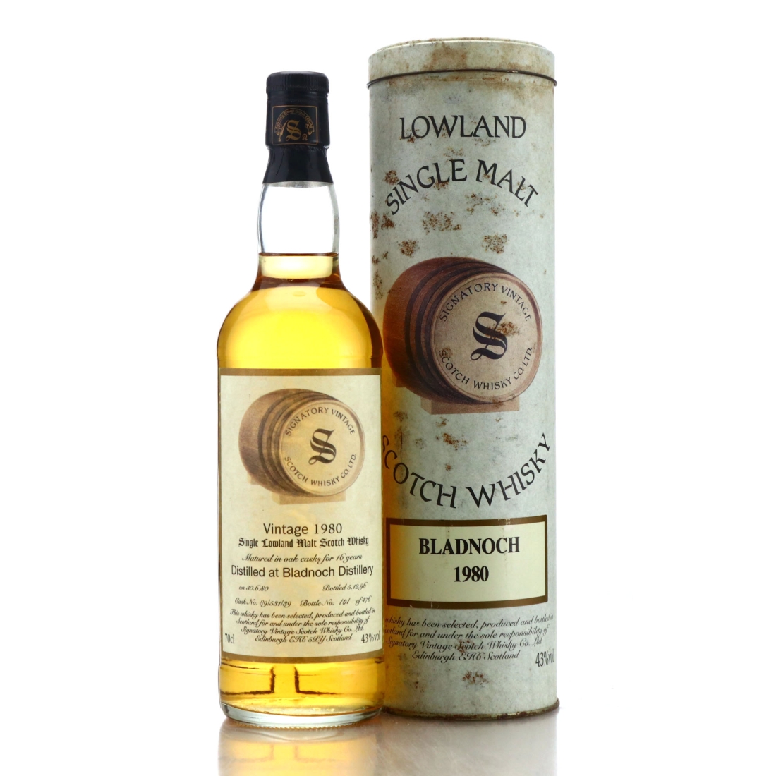 Bladnoch 1980 Signatory Vintage 16 Year Old