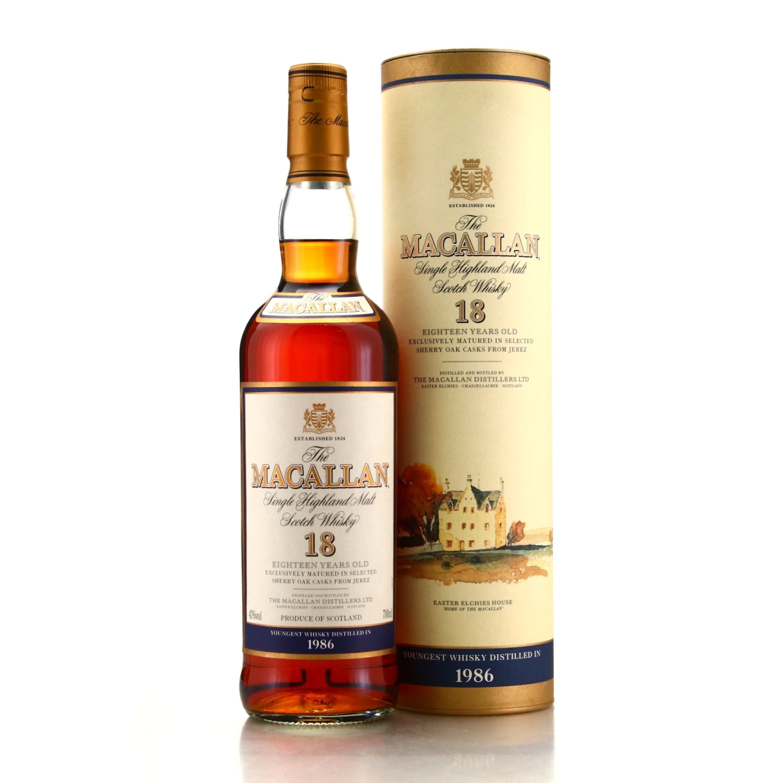 Macallan 1986 18 Year Old