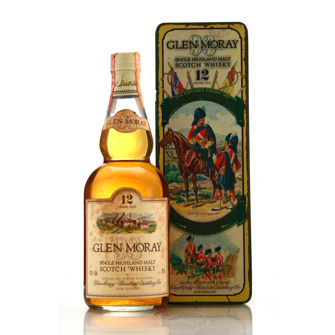 Glen Moray 12 Year Old 1980s / Argyll and Sutherland Highlanders