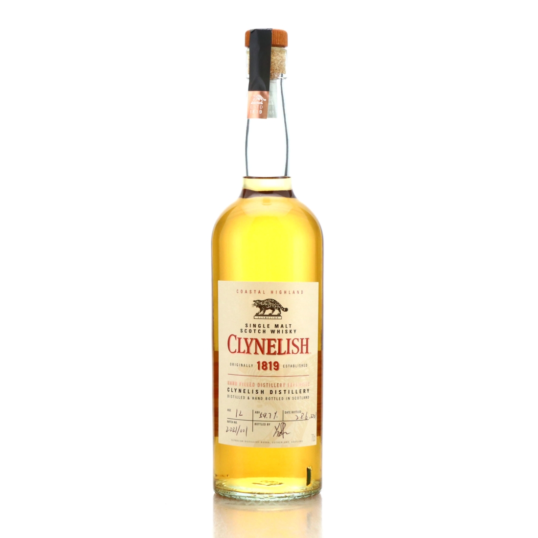 Clynelish 12 Year Old Hand Filled Batch #2021/001