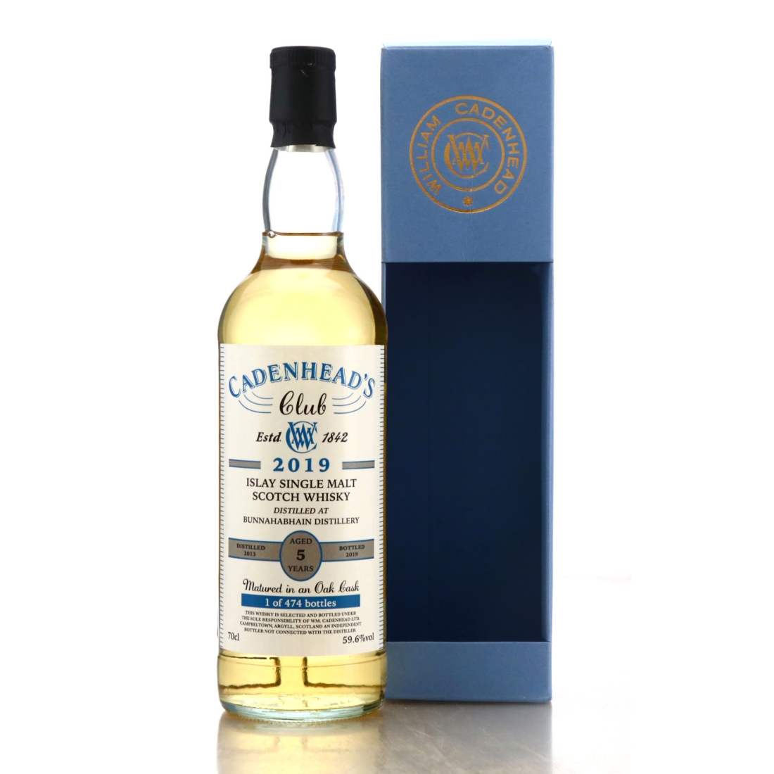 Bunnahabhain 2019 Cadenhead's Club 5 Year Old