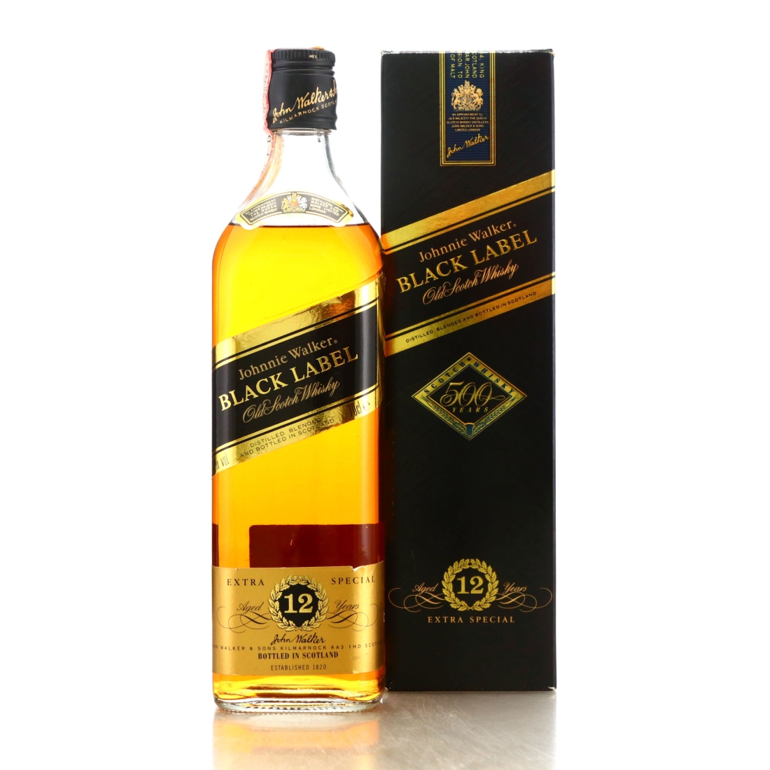 Johnnie Walker Black Label 12 Year Old / 500 Years
