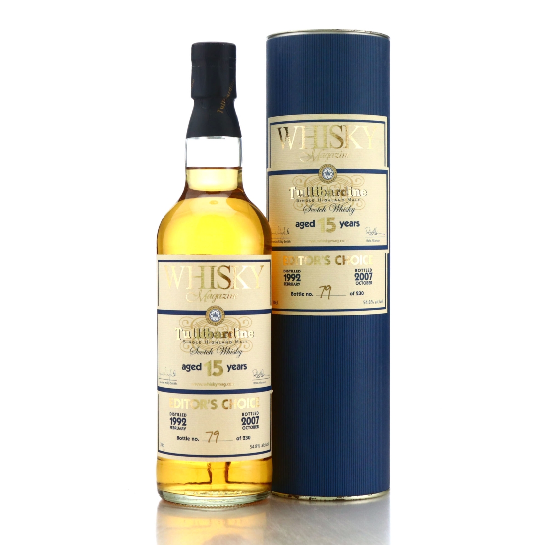 Tullibardine 1992 Whisky Magazine 15 Year Old