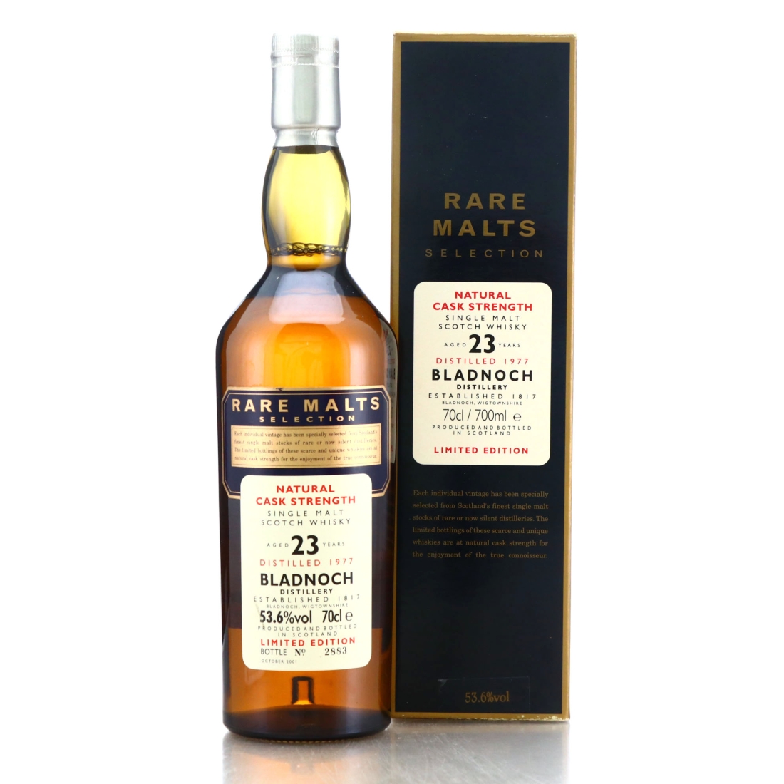 Bladnoch 1977 Rare Malts 23 Year Old / 53.6%