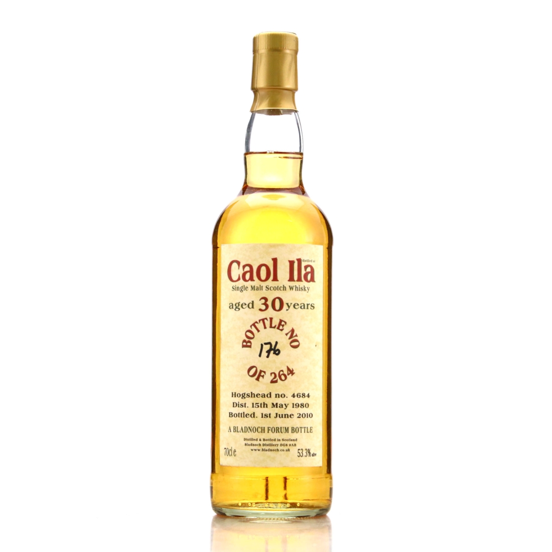 Caol Ila 1980 Bladnoch Forum 30 Year Old
