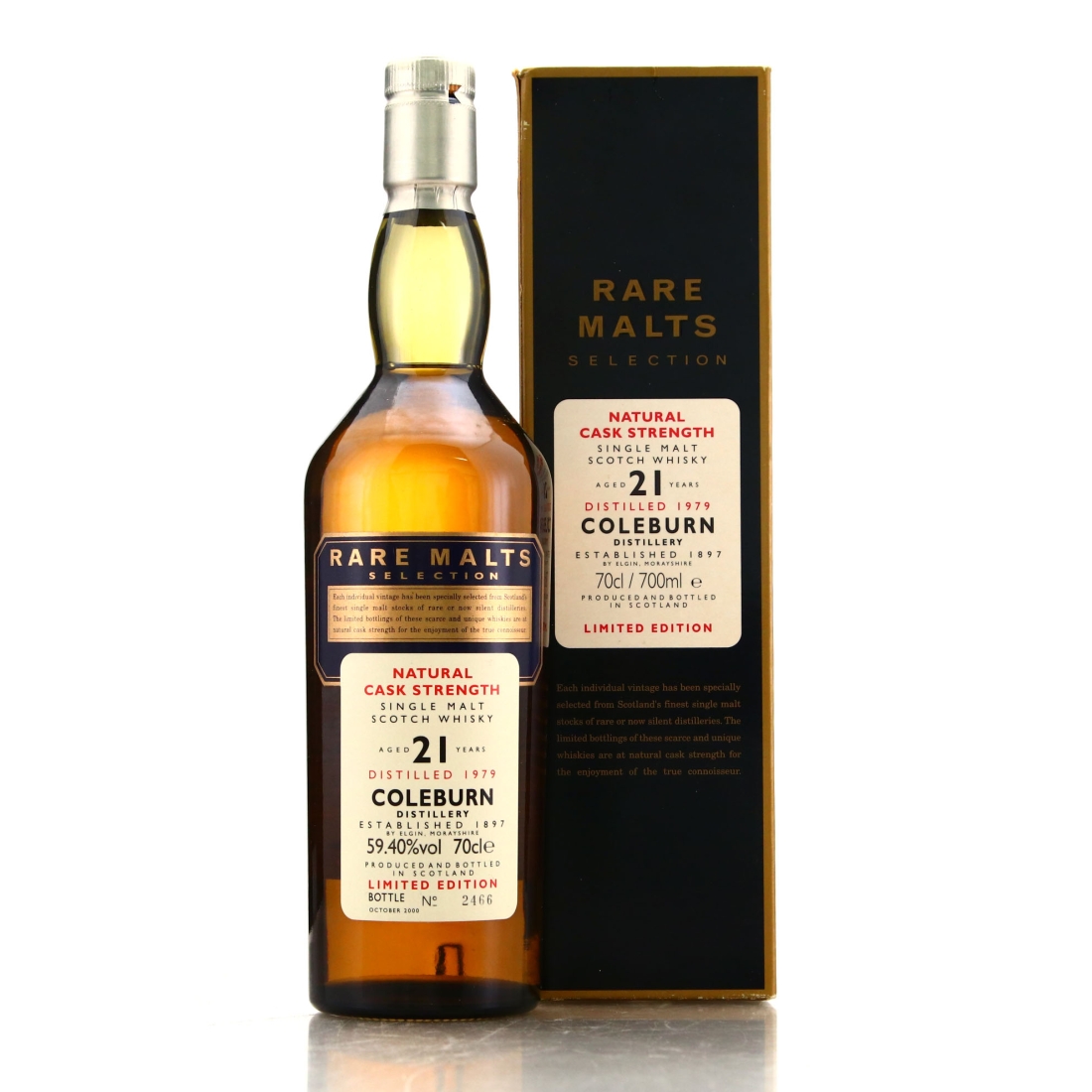 Coleburn 1979 Rare Malts 21 Year Old / 59.40%