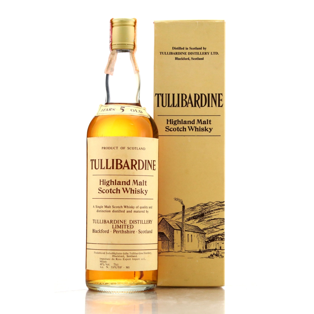 Tullibardine 5 Year Old 1980s