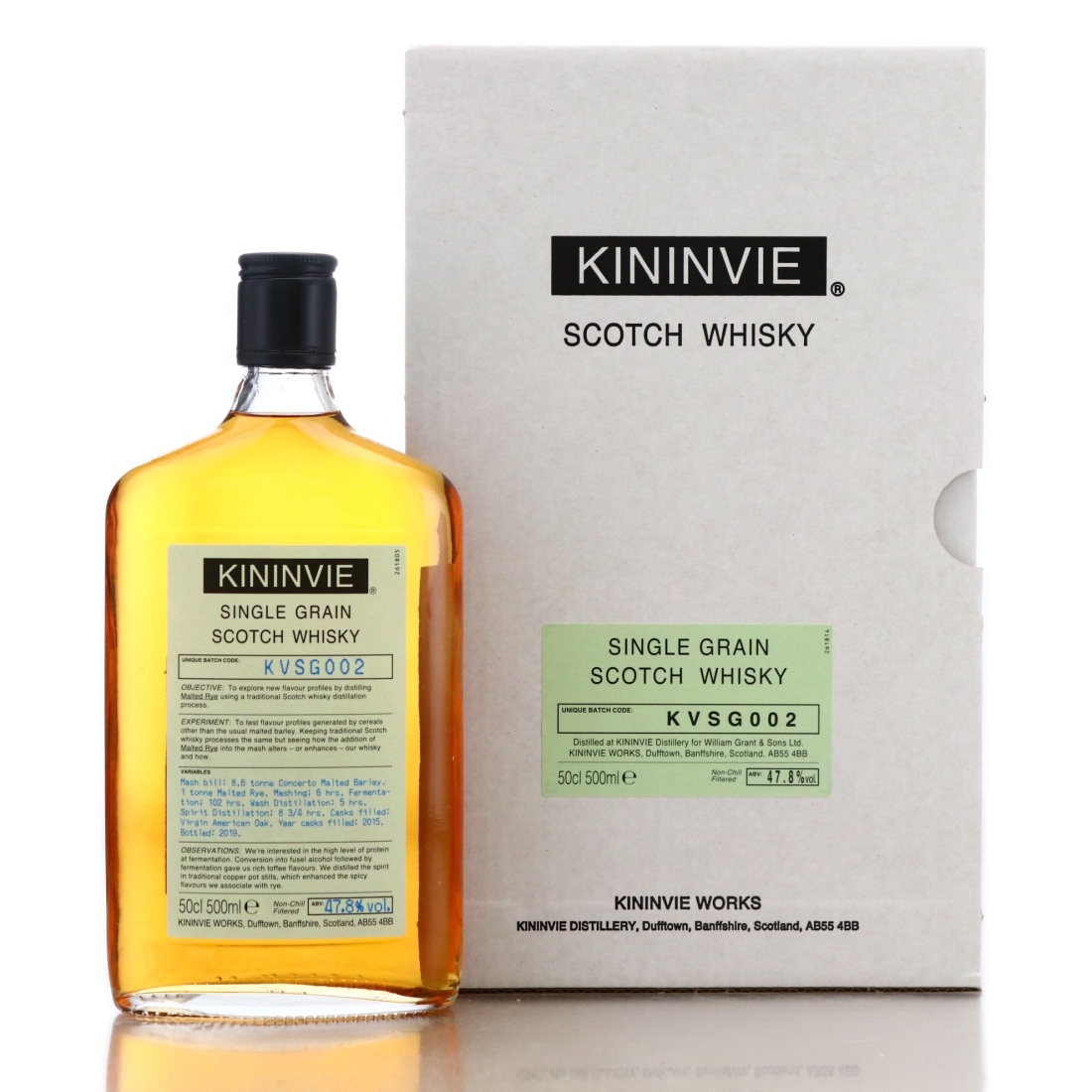 Kininvie Works 2015 Single Grain 50cl