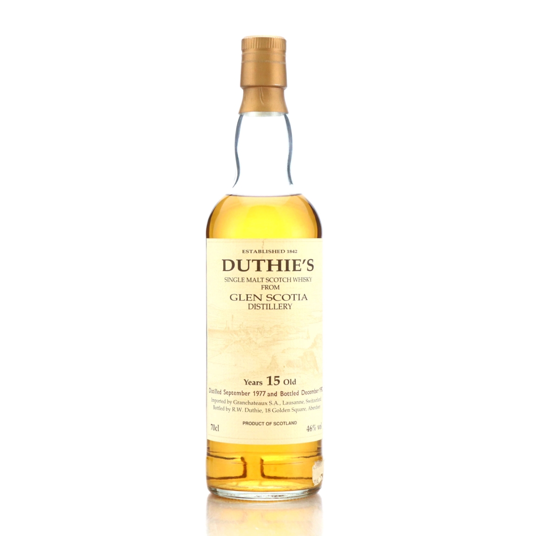 Glen Scotia 1977 Duthie's 15 Year Old