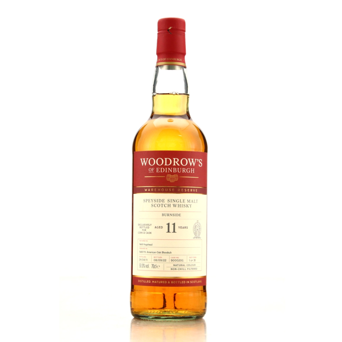 Burnside 2011 Woodrow's 11 Year Old / Cork & Cask