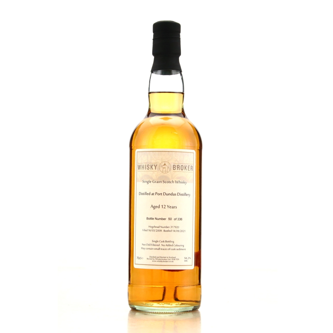 Port Dundas 2009 Whisky Broker 12 Year Old