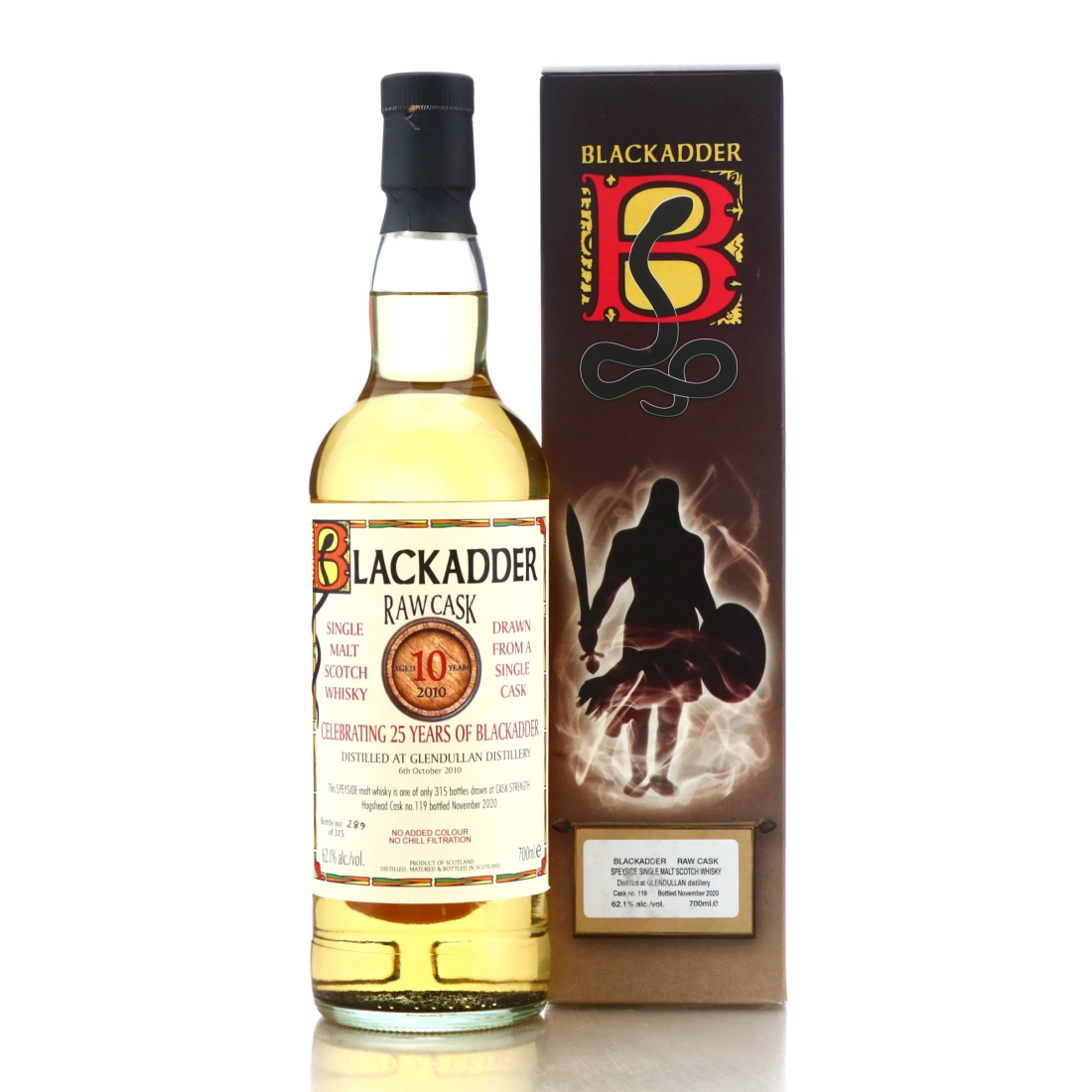 Glendullan 2010 Blackadder 10 Year Old Raw Cask