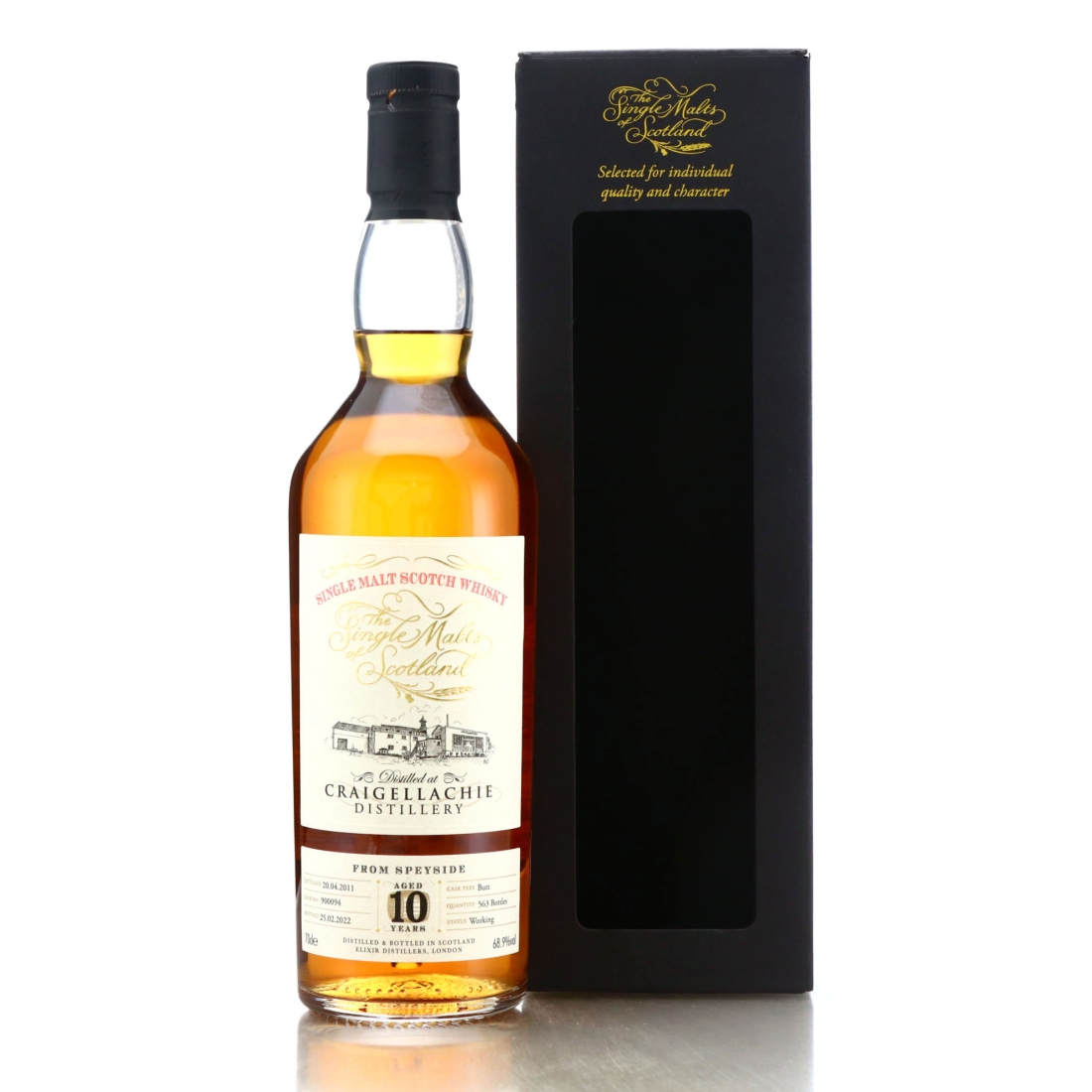 Craigellachie 2011 Single Malts of Scotland 10 Year Old