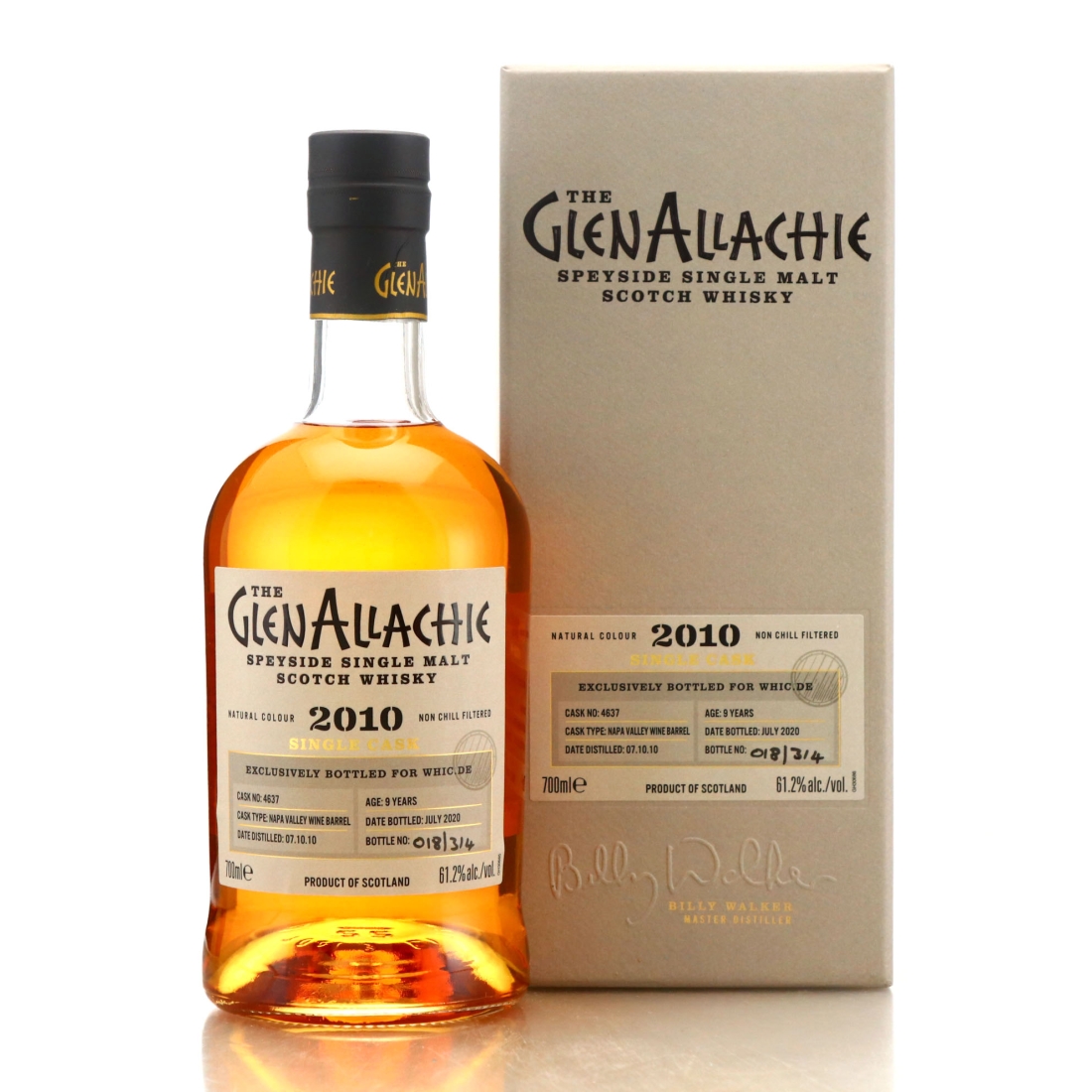 Glenallachie 2010 Hand Filled 9 Year Old #4637 / Whic.De