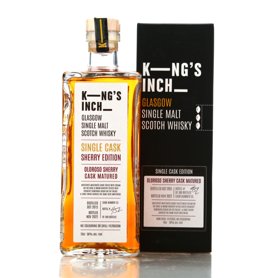 King's Inch 2015 Single Oloroso Cask #53
