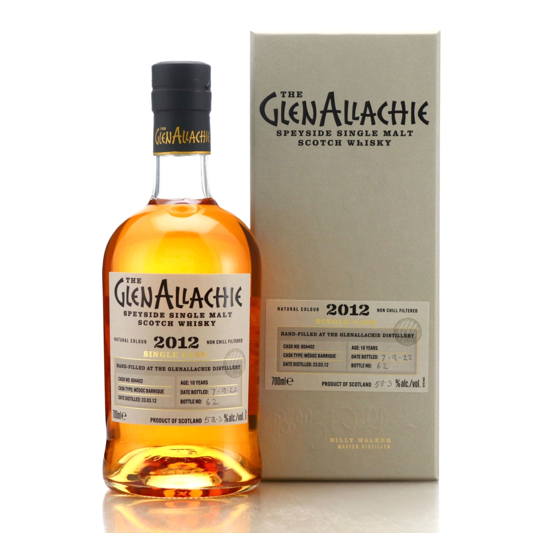 Glenallachie 2012 Single Cask 10 Year Old #804402