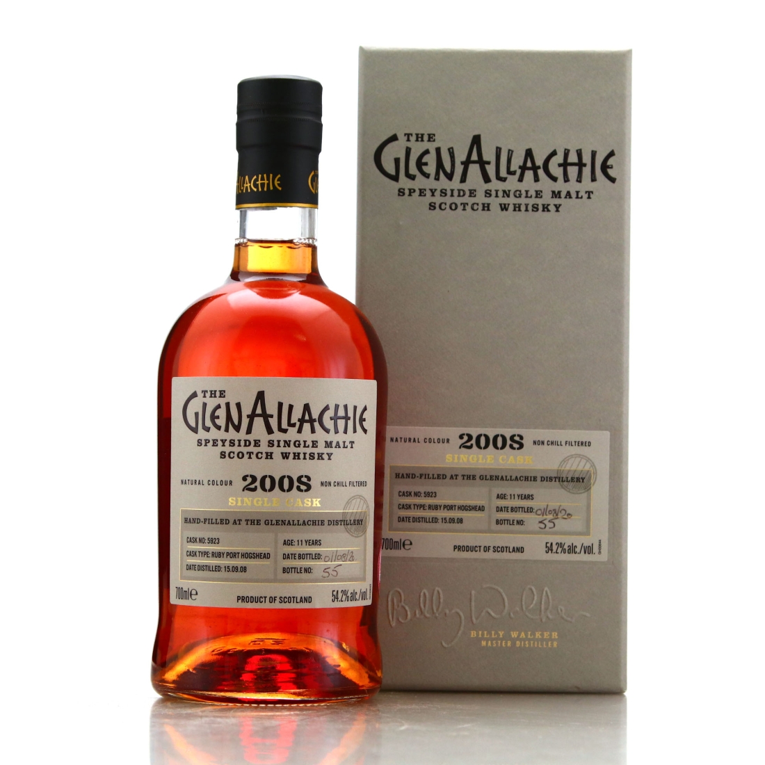 Glenallachie 2008 Single Ruby Port Cask 11 Year Old #5923
