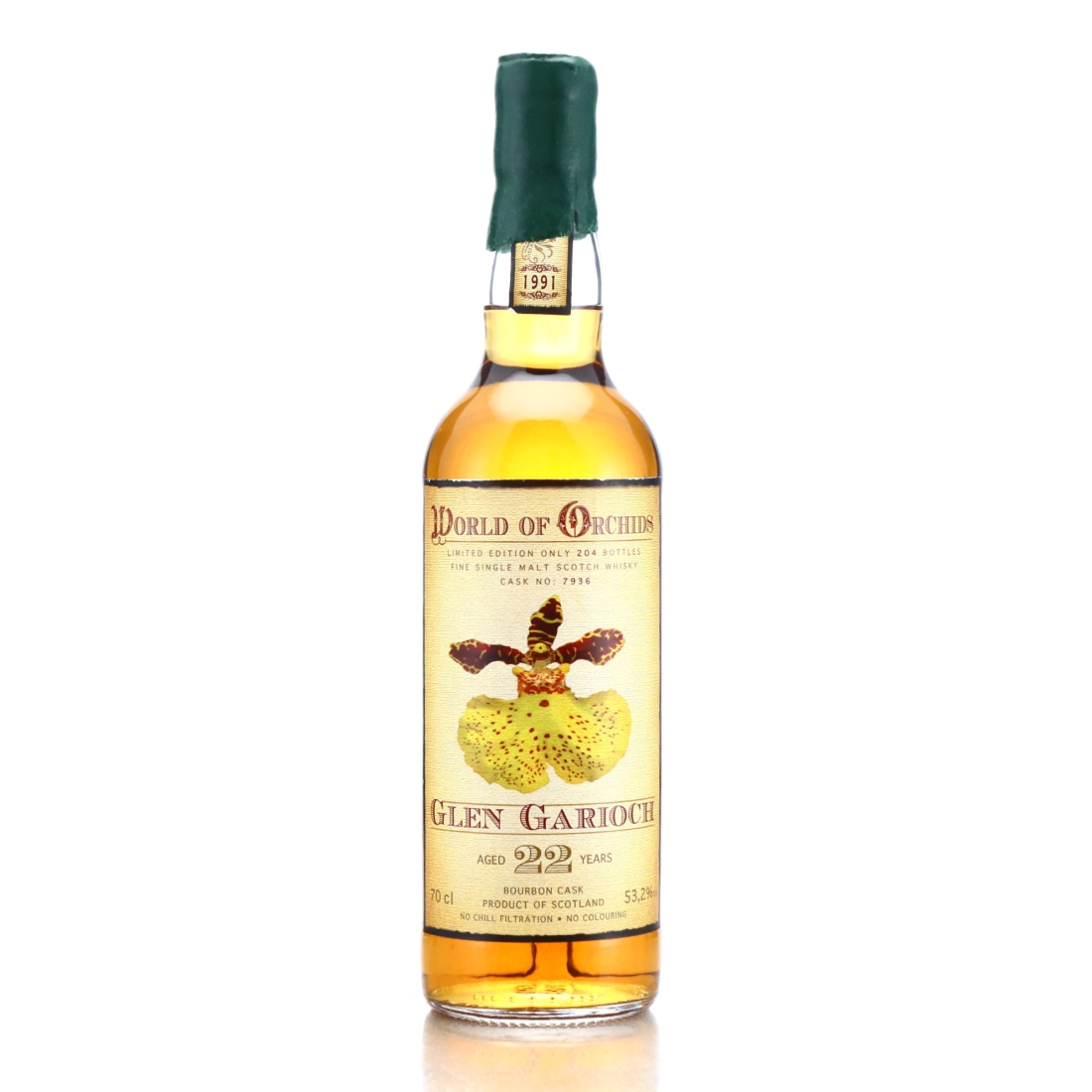 Glen Garioch 1991 Jack Wiebers 22 Year Old World of Orchids