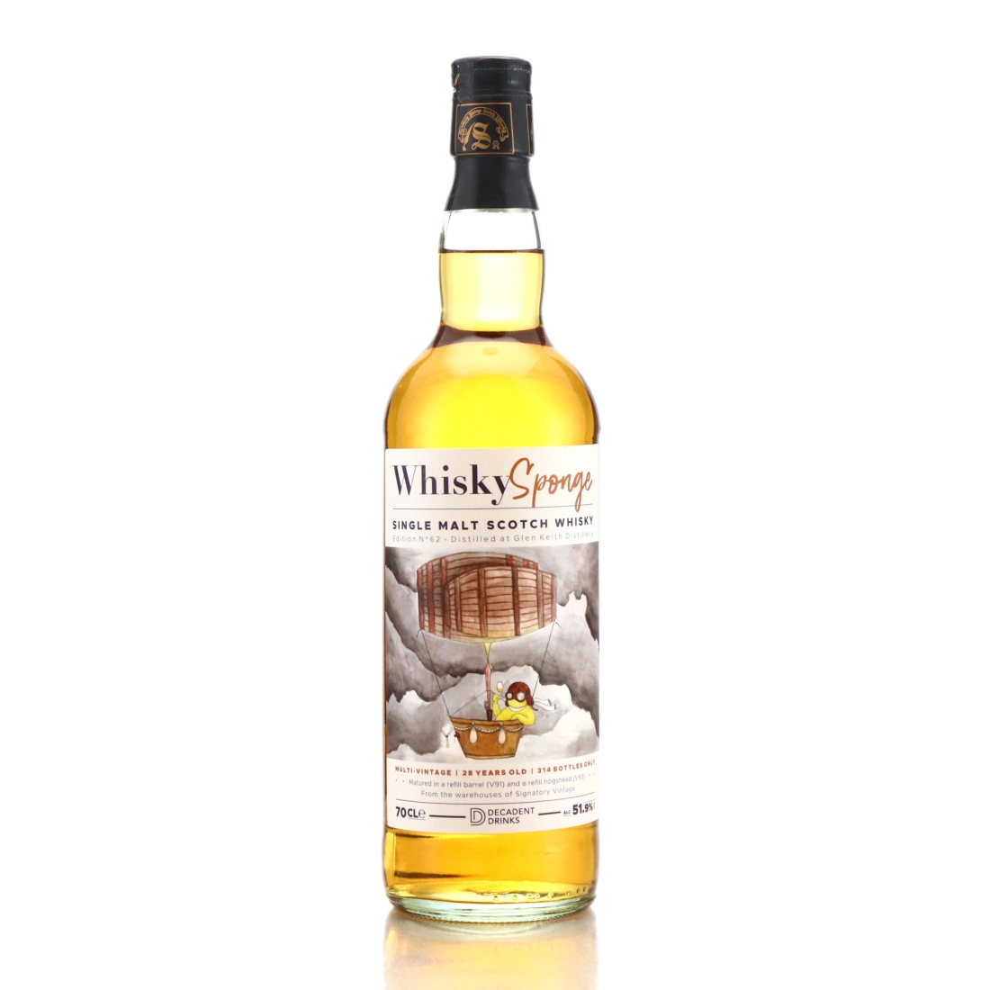 Glen Keith 28 Year Old Whisky Sponge Edition No.62