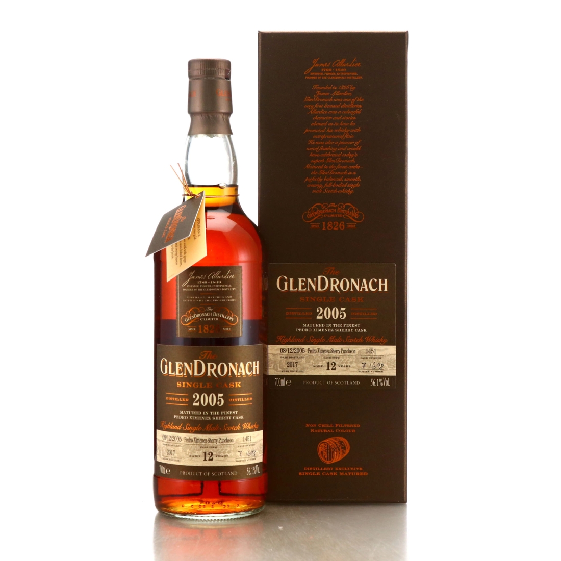 Glendronach 2005 Single PX Cask 12 Year Old #1451 / Batch 16