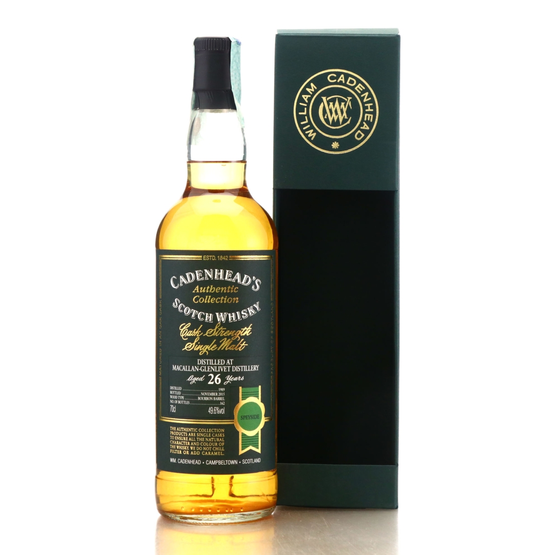 Macallan 1989 Cadenhead's 26 Year Old
