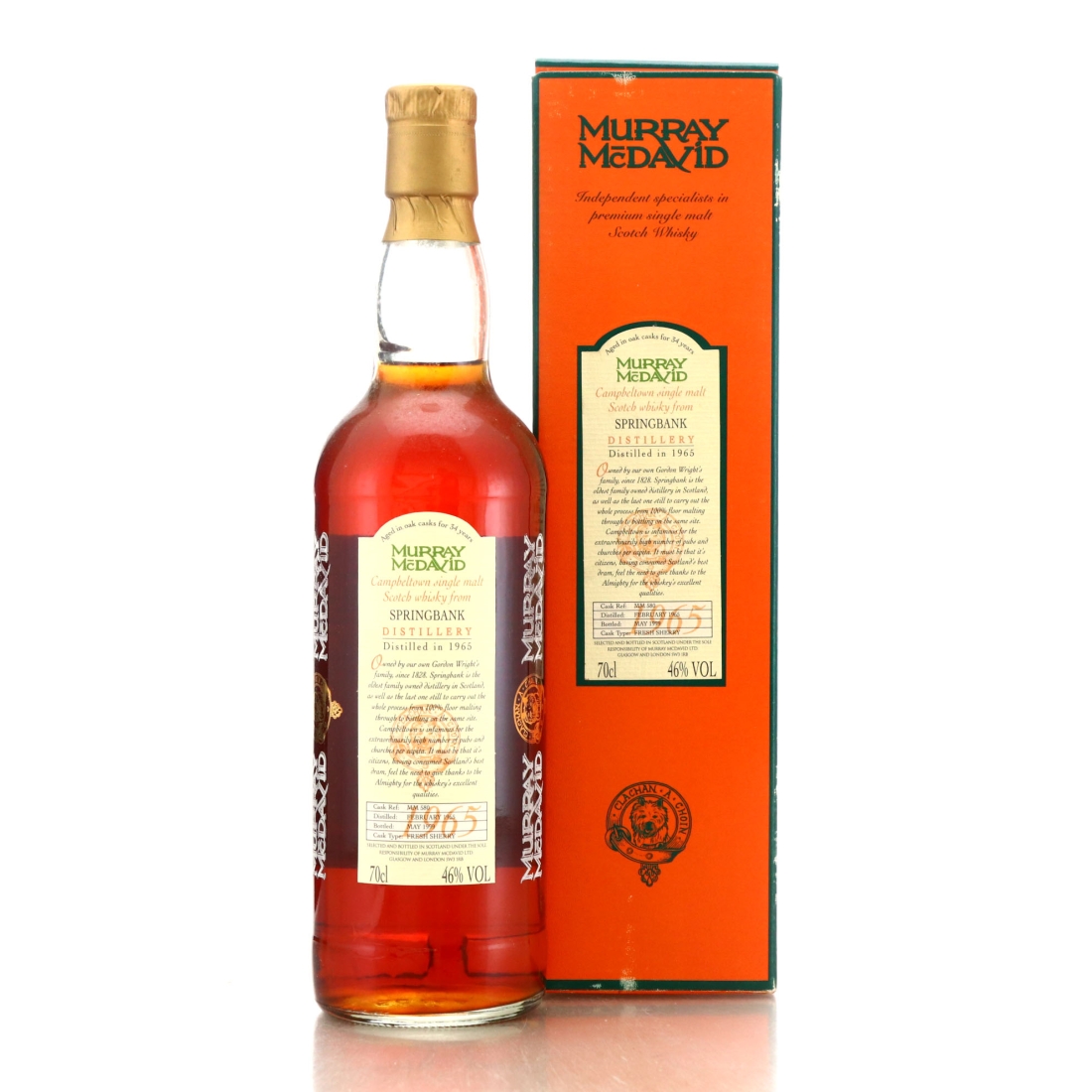 Springbank 1965 Murray McDavid 34 Year Old