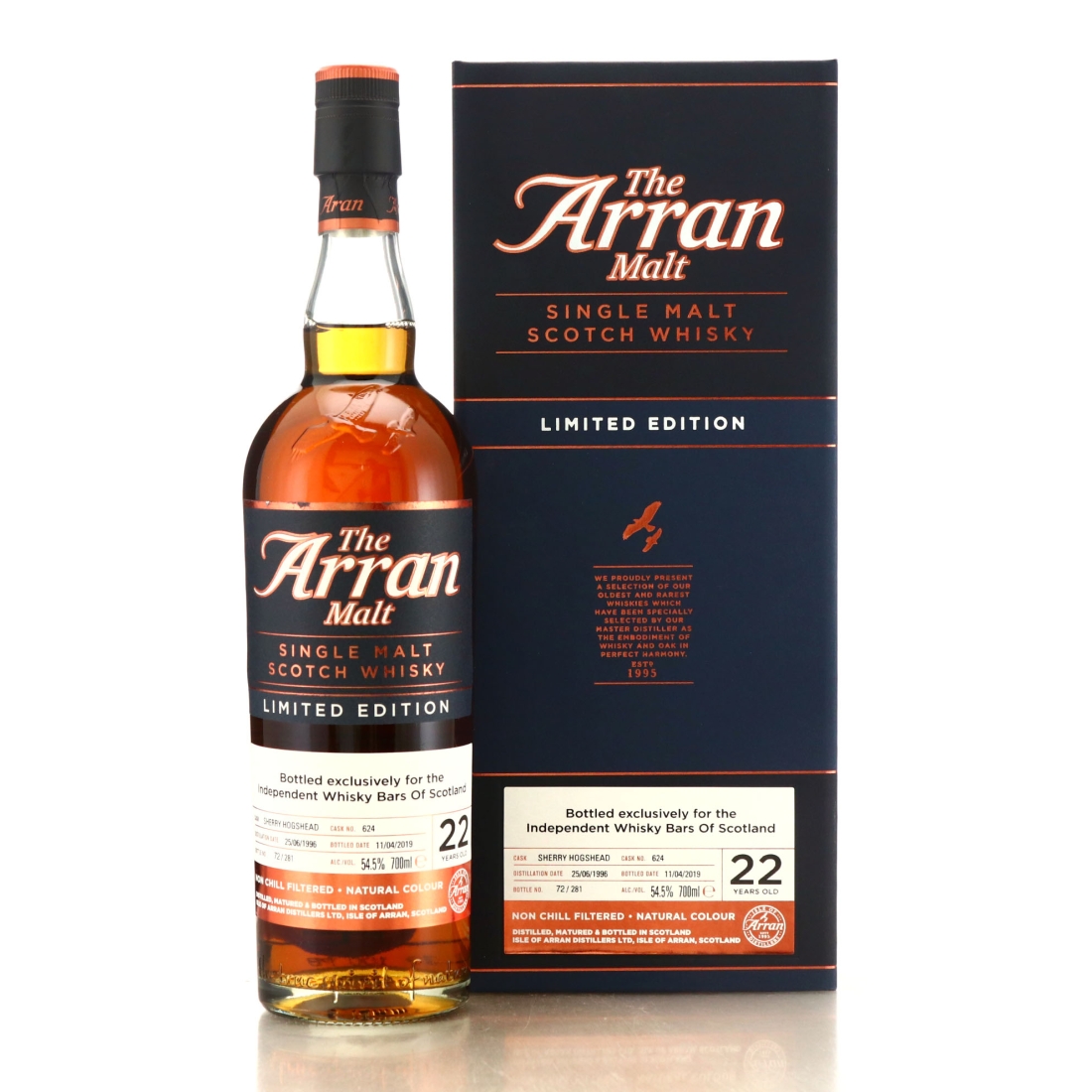 Arran 1996 Single Sherry Cask 22 Year Old #624 / IWBoS