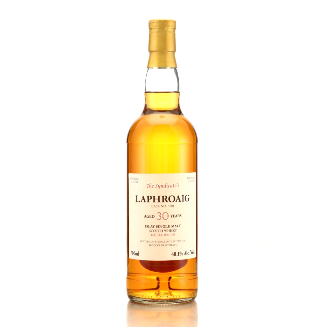 Laphroaig 1988 The Syndicate 30 Year Old