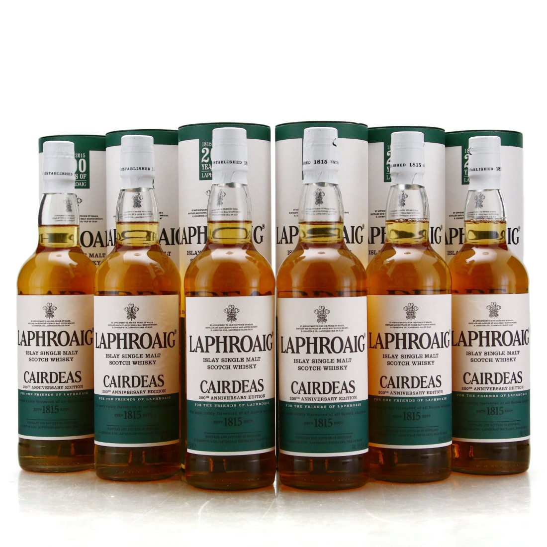 Laphroaig Cairdeas 200th Anniversary Edition 6 x 70cl / Feis Ile 2015 - Case