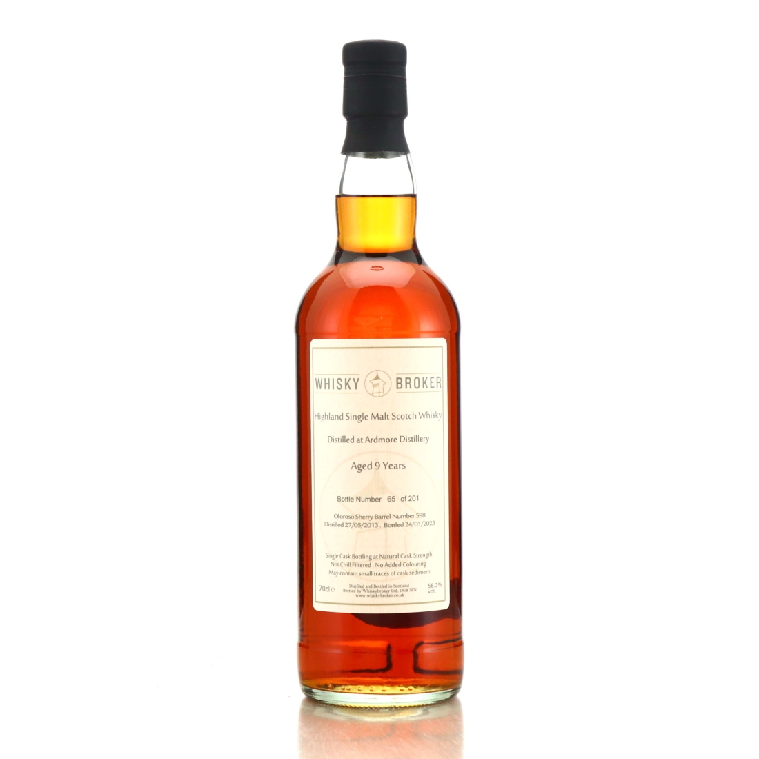 Ardmore 2013 Whisky Broker 9 Year Old