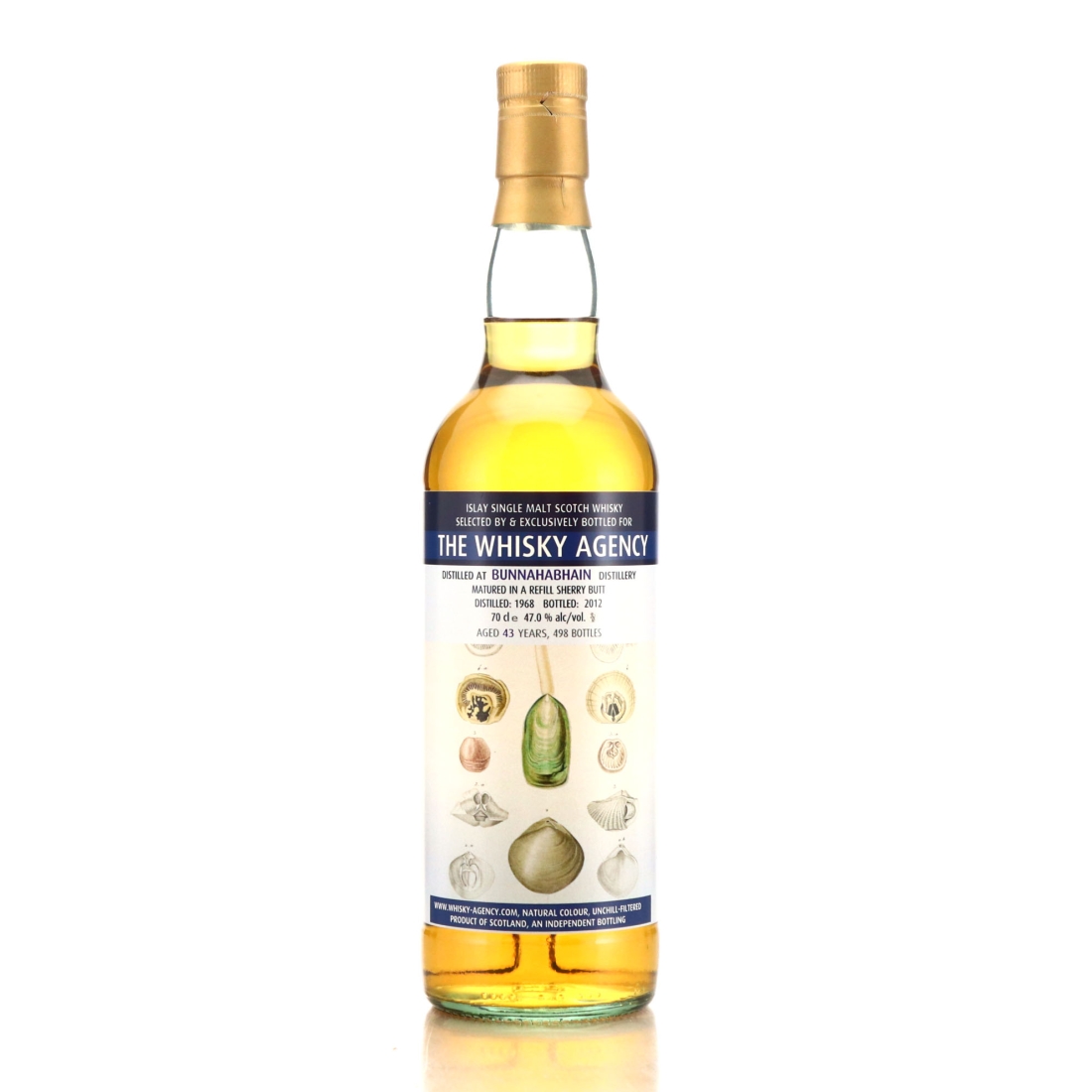Bunnahabhain 1968 Whisky Agency 43 Year Old